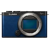 Panasonic Lumix S9, Tam &Ccedil;er&ccedil;eve Aynasız A&ccedil;ık Kapı Vlogging Kamera, Gece Mavisi, V&uuml;cut, 24.2MP, 6K/4K Video, 779 Nokta PDAF, G