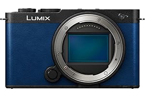 Panasonic Lumix DC-S9E-A Pełnoklatkowy Bezlusterkowy Aparat do Vlogowania, 24.2MP, 6K /4K Video, Stabilizacja Obrazu, Ekran z Technologią Free Angle 5Ghz WiFi, Granatowy, Korpus