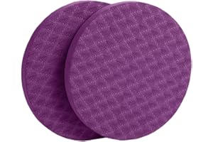 J U H U T O N G 2 Pcs Yoga Knee Pads Yoga Knee Pad Cushion Anti Slip Yoga Kneeling Pad Yoga Mat Pilates Excercise Sports Balance Cushions for Protecting Knee Ankle Elbow Wrist Hand