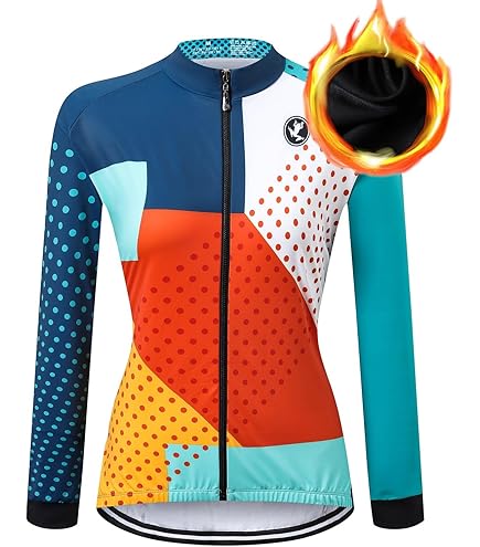 Maillot Ciclismo Mujer Invierno Equipacion Bici Invierno Chaqueta