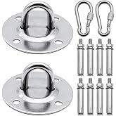 Wall Anchor Maximum Load 500 kg 2 Pieces Ceiling Hook for Armchair | Hanging with Heavy Screws for Boxing Bags Hammocks Sandb