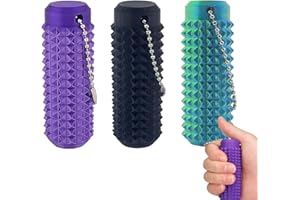 JOYVOVO 3pcs Pain Fidget Spiky Grippie Stim Schlüsselanhänger, Venting Key Pendant for Anxiety Relief Positive, stacheliger Grippie-SIM-Schlüsselanhänger, Anti Stress Sensorik Spielzeug Erwachsene