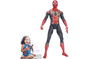 ‎PELLINCH Pellinch Superhelden Figur,Hero Serie Kinder Großes Spielzeug Action Figur Kopf Arme Drehbar PVC Tortendeko Kindergeburtstag Charaktere Statue Collectibles für Kinder ab 4 Jahren Geburtstagsgeschenk