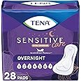 Tena Intimates Overnight Absorbency Incontinence/Bladder Control Pad with Lie Down Protection, 28 Count (Packaging May Vary)