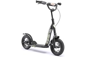 ‎STAR SCOOTER STAR SCOOTER Roller Kinderroller Tretroller Kickscooter mit Luftreifen für Jungen und Mädchen ab 4-5 Jahre | 10 Zoll Classic Kinder Scooter | Risikofrei Testen