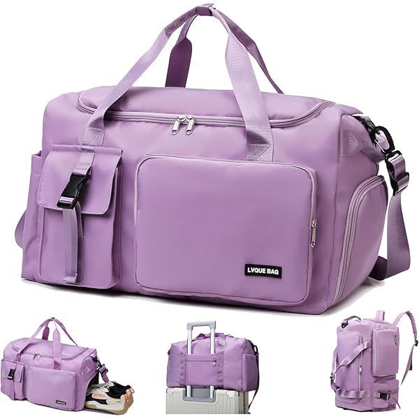 Borsone Sportivo 42L Impermeabile Con Scomparto Scarpe - Uomo E Donna, Per Palestra, Viaggi E Nuoto - Foto 4