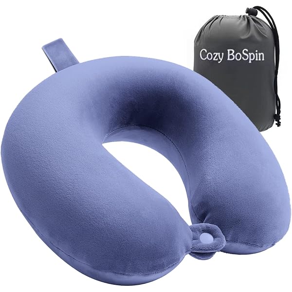 Wixovo Memory Foam Nackenkissen Für Reisen – Verstellbar, Inkl. Maske & Ohrstöpsel