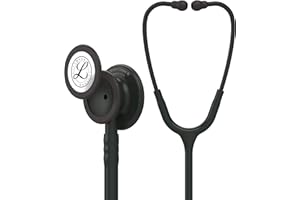 3M LITTMANN 3M™ Littmann® Classic III™ Monitoring Stethoscope with Free Laser Engraving (Black - Black Matte 5803)