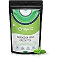 Udyan Tea Moroccan Mint Green Tea, 100g (50 Cups) | Refreshing Green Tea with Spearmint Leaves | Natural Loose Leaf Tea