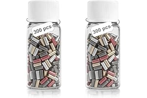 LNSYSNS 600 Piezas Pedernal Mechero con Botella de Almacenamiento, 2,2 mm Pedernales Universales para Encendedores, Colores Mezclados Piedras para Mechero, para Zippo y para Clipper Encendedores