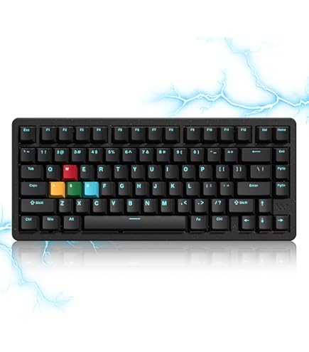 ZENAIM Keyboard TKL, Wired US Layout, Low Profile, Rapid Trigger