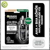 Garnier Skin Naturals K&ouml;m&uuml;rl&uuml; Kağıt Y&uuml;z Maskesi Siyah Yosun