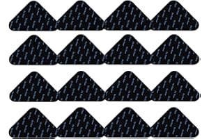 Omtofo 16 Pezzi Antiscivolo e Riutilizzabili Tappeto Gripper, Anti Arricciatura, Lavabile, Adesivi Antiscivolo per Tappetini per pavimenti in legno