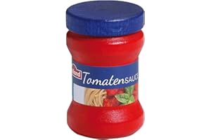 Erzi 19175 6.1 x 3.9 cm Wooden Grocery Shop Tomato Sauce Playset