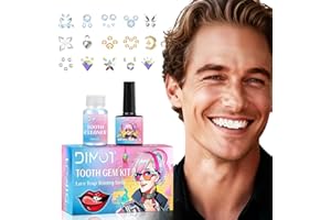 TPYAG Zahnschmuck Set, Tooth Gem Kit mit abnehmbaren Kristall-Dekorationen für Zähne