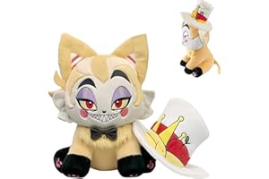 Seksui Lucifer Meow Plush, 15.7" Lucifer Meow Plushies Toy Plush Toy for TV Fans Gift, Soft Stuffed Figure Doll for Kids Adults, Christmas Choice for Boys Girls