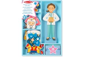 Melissa & Doug 15164 Magnetic Pretend Play - Julia, Pretend Play Toy, Cognitive Skills, 3+, Gift for Boy Or Girl, Multicolor, 29.72 cm*3.05 cm*21.59 cm