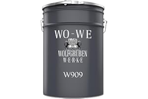 WO-WE Vernice per Metallo 4in1 Antiruggine Pronta All'Uso Ferro OPACA W909 Grigio antracite - 5L