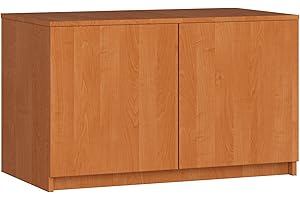 AKORD | Estensione dell'armadio | Aumenta la capacità dell'armadio | Armadio 2 Ripiani e 2 Ante | Robusto | Facile da montare | 51 x 90 x 55 cm | Ontano