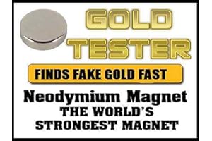 PURE GOLD Neodymium Rare Earth Magnet for Testing Scrap 9ct 18ct 24ct Gold,Silver,Coins & Antiques half full sovereign