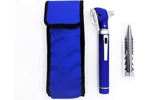 WITTEX Otoscopio Bolsillo Fibra Óptica Mini en Azul