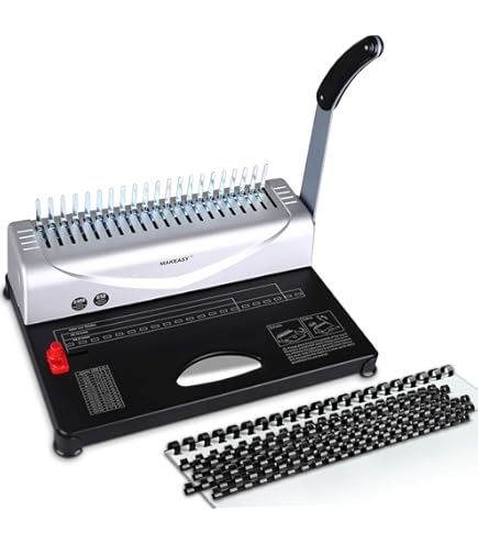 Dorsi Plastici Per Rilegatura - 20 Pezzi Bianchi 32mm, 21 Fori Per Fogli A4 - Foto 5