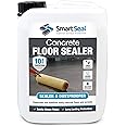 Smartseal Concrete Floor Sealer - Ready to Apply Exterior Dustproofer with Satin Sheen Finish - Premium Stain Resistant Garage Floor Sealer (5ltr)
