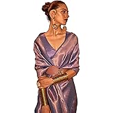 SWORNOF Women's kanjivaram banarasi silk saree for Patola festival Wedding silk with rich pallu Design sarees for women with 