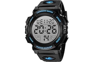 ASWAN WATCH Digital Watch, Mens Digital Watch Military Watches for Men 5ATM Waterproof Outdoor Sports Watch with Light/Alarm/Date/Shockproof/Chronograph, Gift