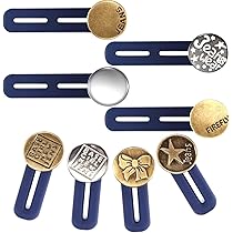 Prolunghe Per Bottoni 6 Pezzi - Estensori Elastici Per Camicie E Pantaloni, Diametro 10mm - Foto 5