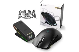 ATTACK SHARK X11 PRO V2 Trådlös Gamingmus med TFT Laddningsdocka, Svart B