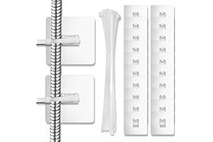 DGSLWH 20 szt. samoprzylepnych uchwytów do opasek kablowych, uchwyt do mocowania podstawy montażowej, samoprzylepne uchwyty na kable, samoprzylepne klipsy do kabli, odpowiednie do kabli i przewodów w domach