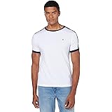 Tommy Hilfiger T-shirt męski Rn Tee SS z okrągłym dekoltem, niebieski