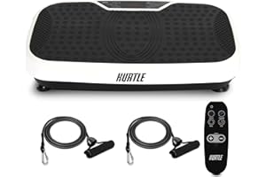 Hurtle Plataforma vibratoria, Fitness, Maquina de Ejercicio, Mando a Distancia, Velocidad Ajustable, Perdida de Peso, Gimnasio en casa