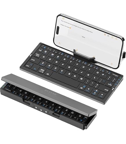 Micro Tastiera Bluetooth Per IPad, IPhone, Smartphone - Bluetooth - Foto 5