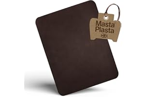 MastaPlasta Extra Large Instant Self-Adhesive Suede Repair Patch - Brown Suede 28cm x 20cm (11in x 8in). Upholstery Quality Patches for Sofas, Car Seats, Bags & More. Perfect for most velvets!