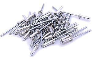 SINGULARITY SUPPLIES M3.2 (3.2mm x 6mm) Dome Blind Rivet - Aluminium (Pack of 40)