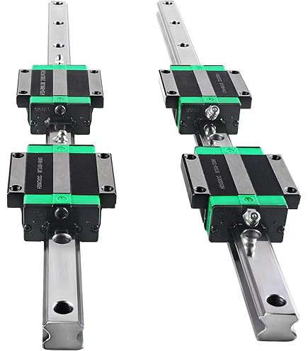 Set 2 Guias Lineales Hgr20 Con 4 Carritos Hgh20ca 40cm | Cuotas sin interés