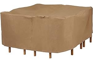 Duck Covers Essential wodoodporny 180 cm kwadratowy pokrowiec na stół i krzesło, pokrowiec na stół zewnętrzny