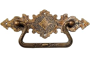 Holzando Gründerzeit Möbelgriff Schlüsselschild antik patiniert für den Schrank im Wohnzimmer oder Schlafzimmer 9022/A1.01