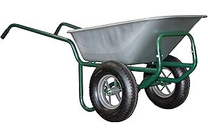 Brouette Haemmerlin Pro Select Expert Twin 150L Galvanisée Roues Gonflées - 306015201
