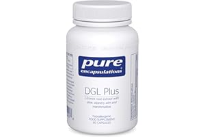 Pure Encapsulations DGL Plus - Licorice Root Extract with Aloe, Slippery Elm & Marshmallow Supplement, 60 Capsules