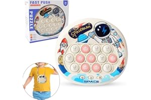 CELERAUR Pop It Electronique 13Keys 200 Niveaux Popit Electronique 4 Modes Console de Jeu Quick Push Bubbles Jeu Pop Puzzle de Light Bouton Décompression Breakthrough Puzzle Game Machine Pop It Game Machine