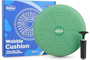 DuBeco Wobble Cushion, Balance Cushion For Physio, Sensory Cushion Focus for Kids, Sensory Cushion For Exercise and Fitness, Balance Disc Seat Improves Posture and Back Pain Relief