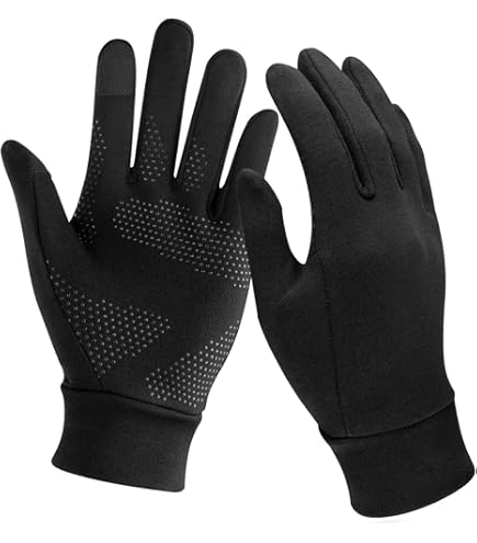 Guanti Termici Da Running Invernali GripGrab - Touchscreen, Impermeabili E Ad Alta Visibilità (Nero/Neon) - Foto 13