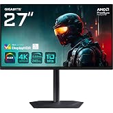 GIGABYTE MO27U2 26,5" QD-OLED Gaming Monitor, 4K UHD (3840x2160), 240Hz, 0.03ms GTG, HDMI 2.1 & DP 1.4, DisplayHDR True Black