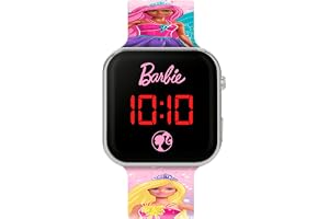 Peers Hardy Barbie flerfärgad rem LED-klocka BDT4144ARG