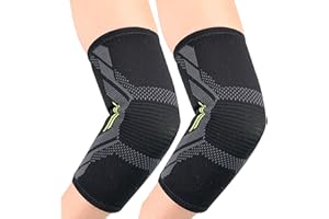 SHOPUKASA Elbow Brace Compression Sleeve 2 Pack for Men & Women – Arm Support for Tendonitis, Golf & Tennis Elbow Brace For Men Relief, Arthritis, Sports, Weightlifting, and Daily Use