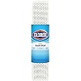 Duck 288002 Clorox Cushioned Foam Bath Mat for Tubs, White, 17" x 36"