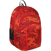 Dussle Dorf Polyester 25L Red Backpack with Laptop Compartment